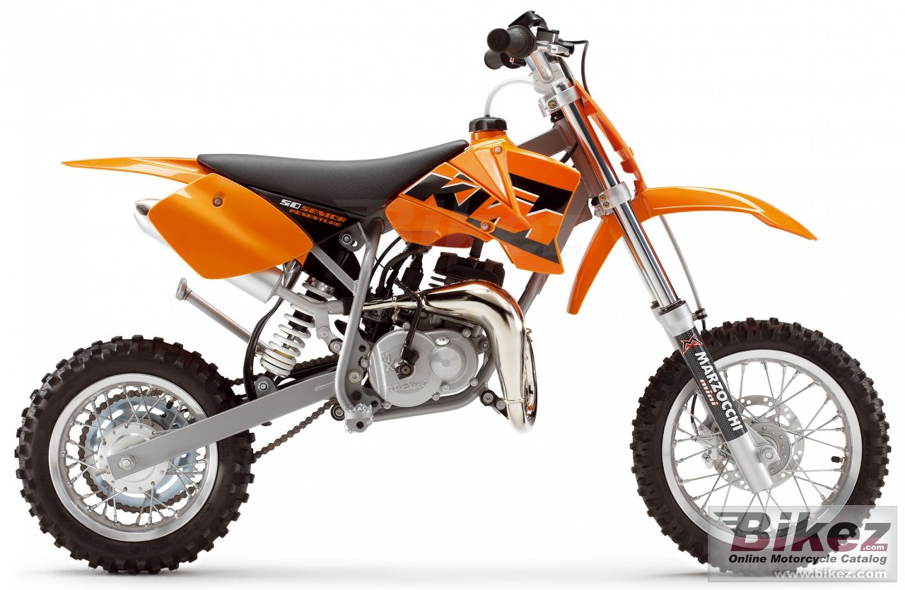 Big KTM 50 senior adventure picture and wallpaper from Bikez.com